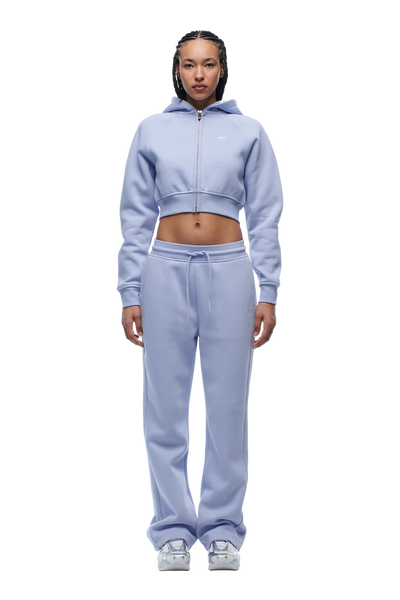 WMNS CROPPED ZIP HOODIE SOFT VIOLET