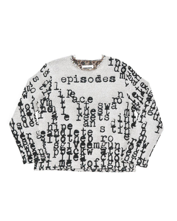 Typewriter Tapestry Sweatshirt
