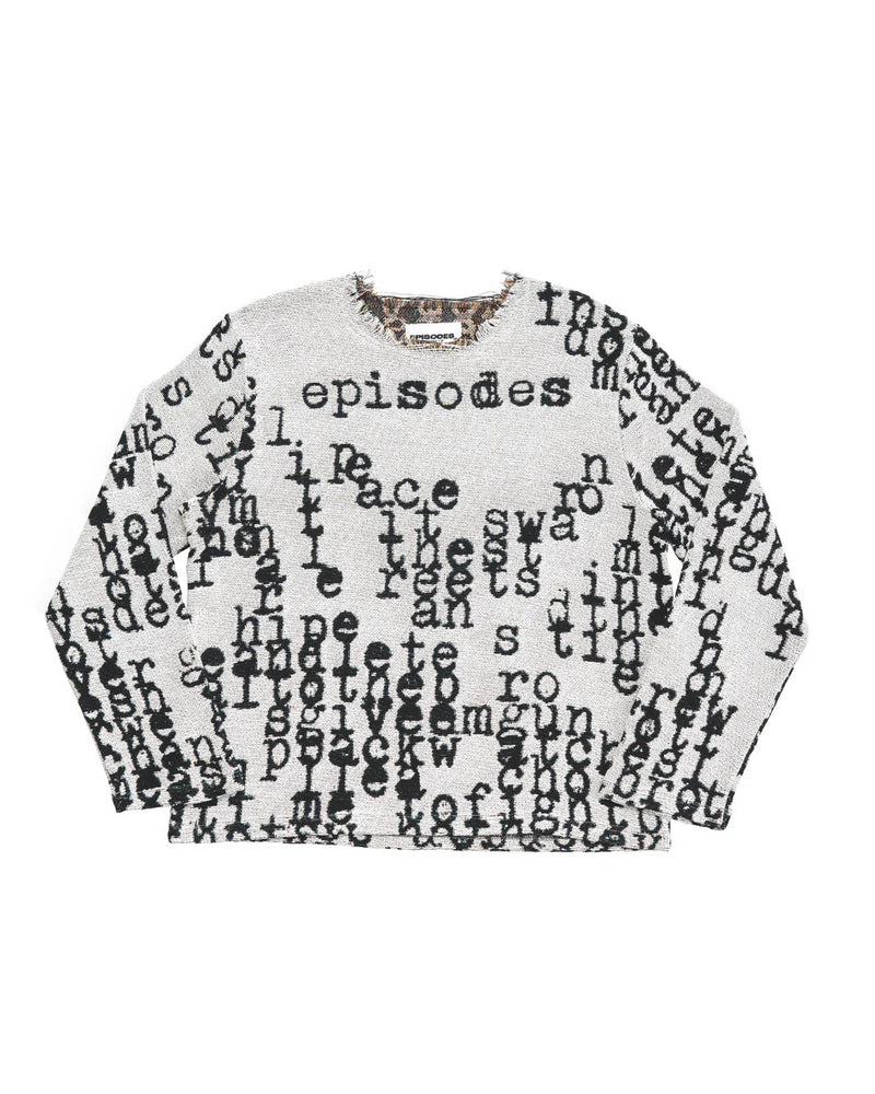 Typewriter Tapestry Sweatshirt
