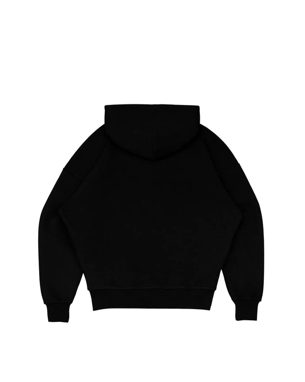 Disc Hoodie Black