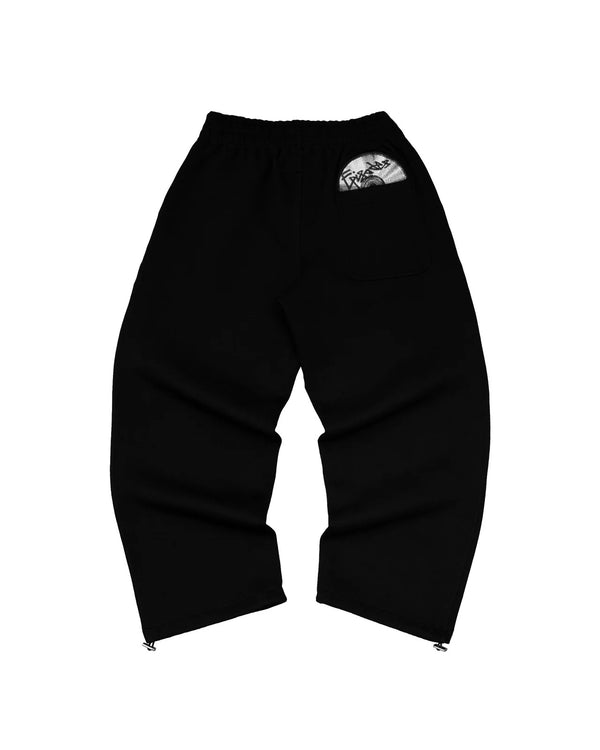 Disc Baggy Joggers Black