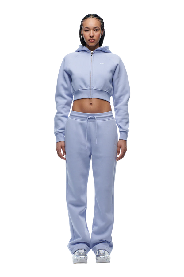 WMNS CROPPED ZIP HOODIE SOFT VIOLET