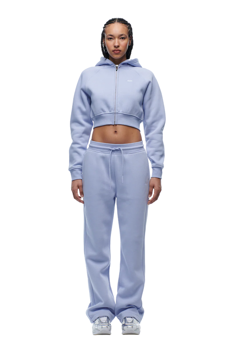 WMNS CROPPED ZIP HOODIE SOFT VIOLET