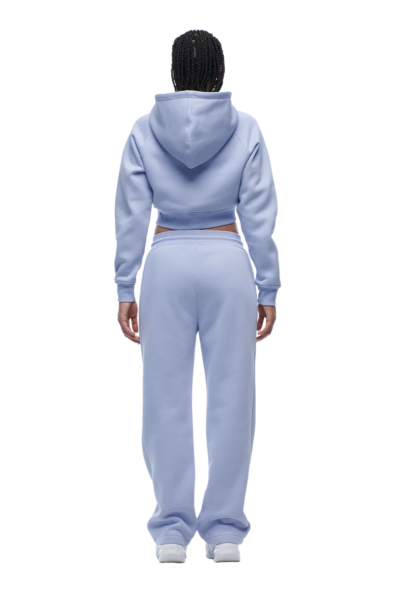 WMNS CROPPED ZIP HOODIE SOFT VIOLET